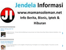 Tablet Screenshot of mamansoleman.net